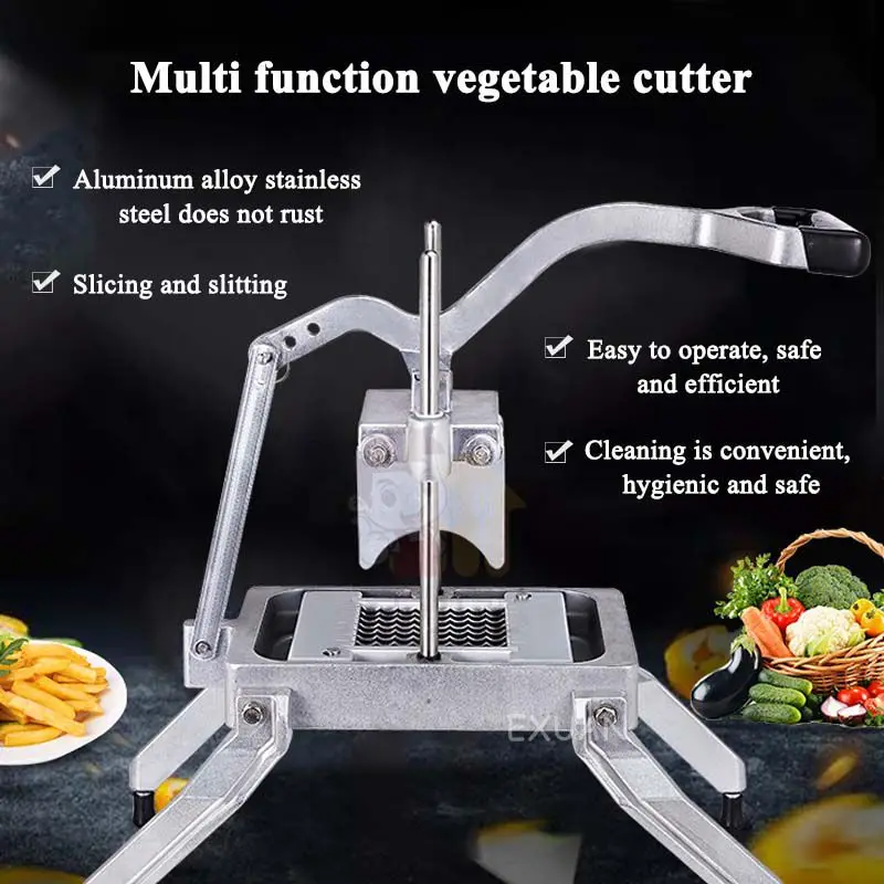 

Многофункциональная овощерезка, ручная кухонная ломтерезка для фруктов и овощей, ломтик и волнистый картофель фри, артефакт