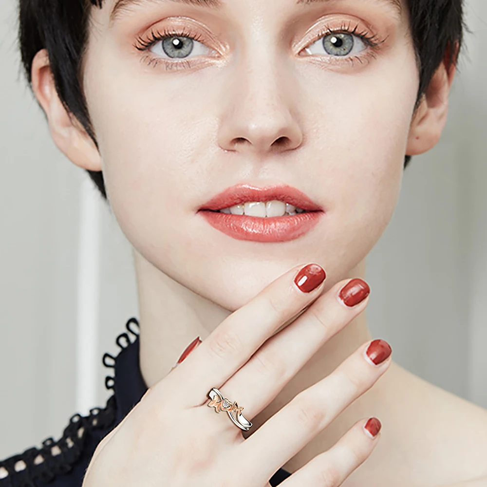 Женское кольцо из серебра 925 пробы с муассанитом|Кольца| |