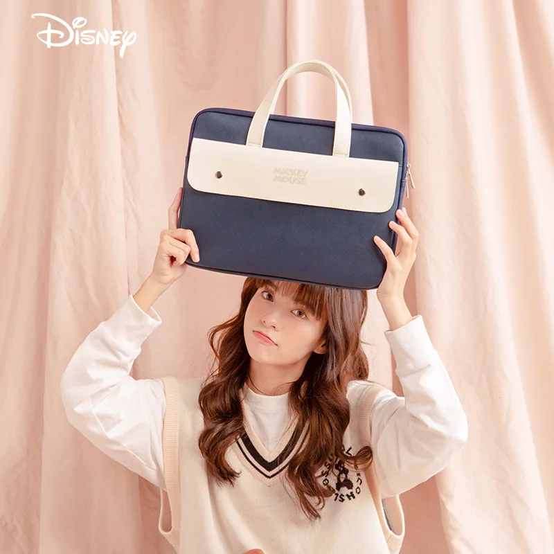 

Disney Mickey Minnie cute computer liner bag macbook handbag matebook 13 inch 14 inch lady briefcase macbook air pro 13 case