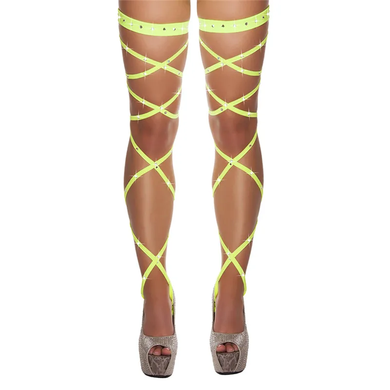 Сексуальные женские колготки стразы обтягивающие ажурные блестящие чулки