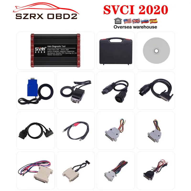 FVDI SVCI V2019 V2020 V2014 V2015 Commander Abrites для большинства автомобилей 18 полный набор OBD диагностический инструмент Abrites сканер