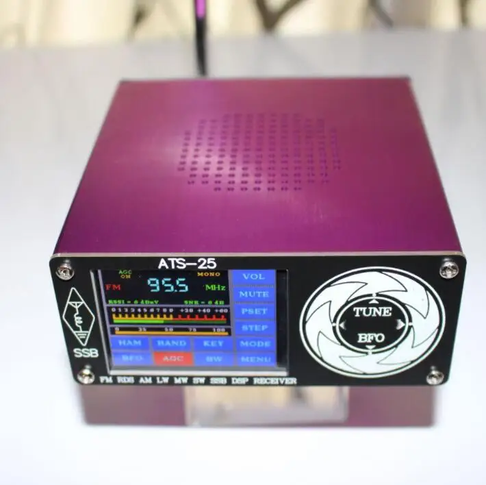 ATS-25 Si4732 приемник радиоприемника с полным диапазоном DSP FM LW (MW и SW) SSB сенсорным