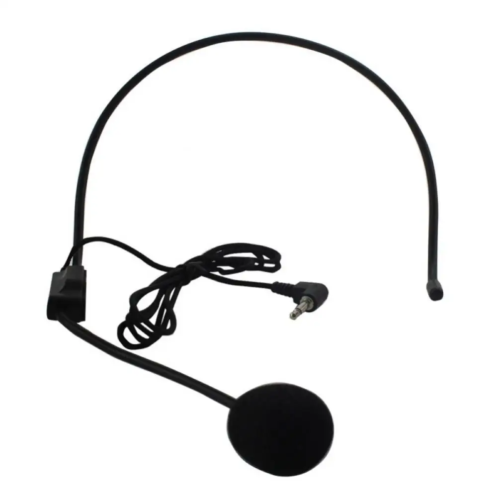 Auriculares con cable de 3,5mm, micrófono de cabeza, amplificador de voz, micrófono Profesional