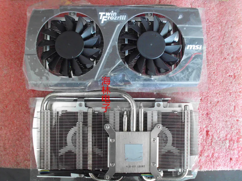 Вентилятор для видеокарты MSI N660 TF 2GD5 OC с радиатором, оригинал