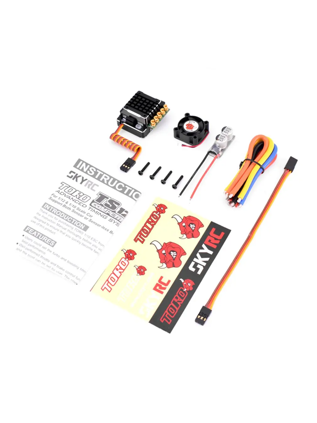 

SK-300062-02 TS120A ESC For 1/10 Scale Car Support 2-3s LiPo Battery Motor And ESC Overheat Protection