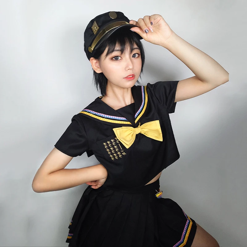 Аниме комиксов приключения Джоджо Косплей костюмы Леоне abbacchio Bruno Bucciarati Костюм