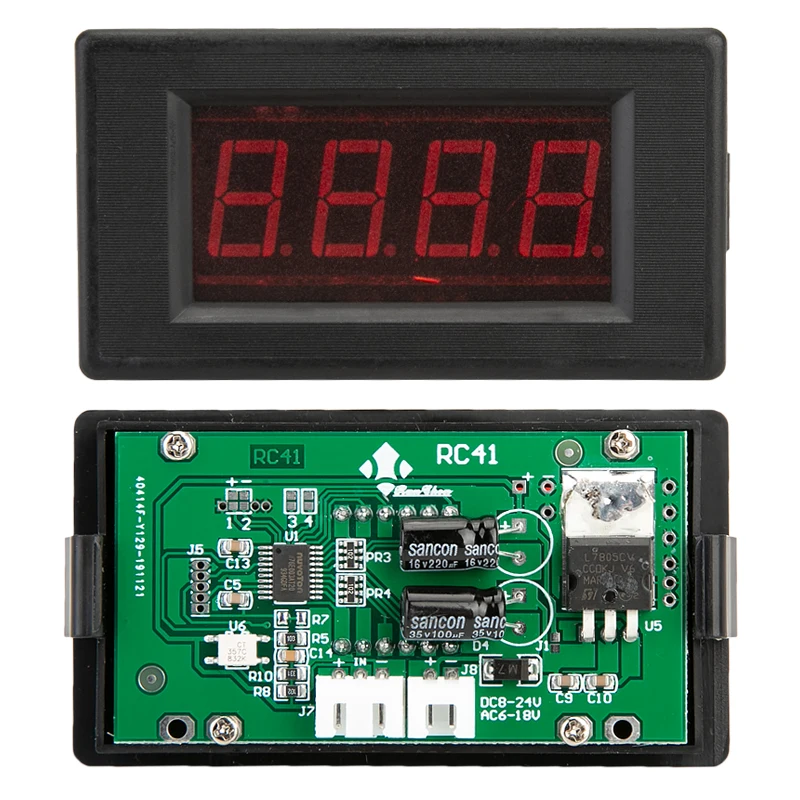 4 дюймовый красный светодиодный Тахометр измеритель оборотов в минуту + Все