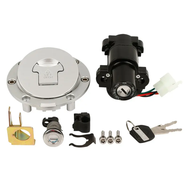 

Fuel Gas Cap Ignition Switch Lock Key For Honda CBR600 F4 99-00 CBR600 F4I 01-02