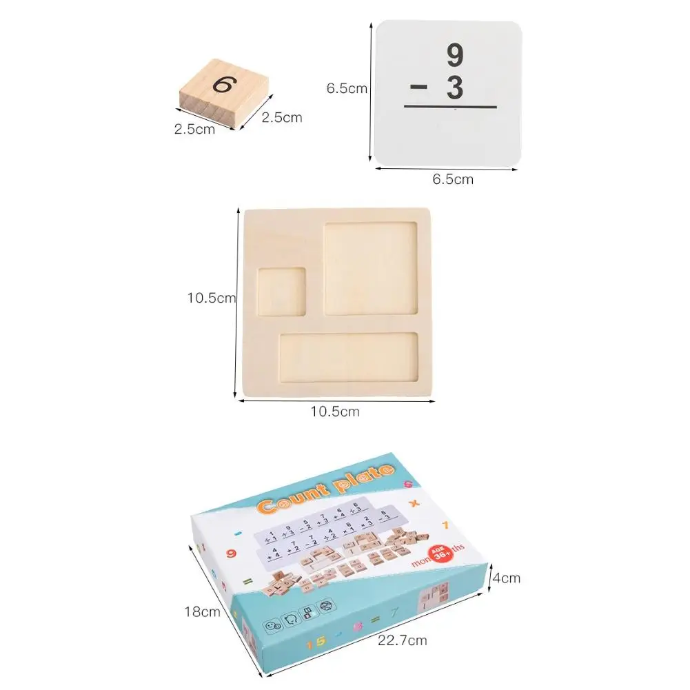 

Kids Mathematical Column Calculation Board Teaching Aid Students addition subtraction multiplication division Educational Toy