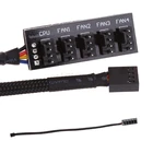 Кулер для процессора Molex TX4 PWM, 1-5 4-контактный, 39,5 см, чехол, вентилятор охлаждения, кабель питания, разветвитель, адаптер