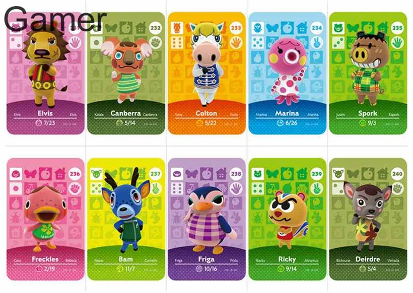 Карты игральные с символикой США (226 250) для амиибо пересечение животных новые