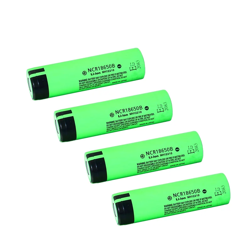 

2021 new 100% original battery ncr18650b 3.7V 3400mah lithium rechargeable battery for flashlight battery 30A (without PCB)