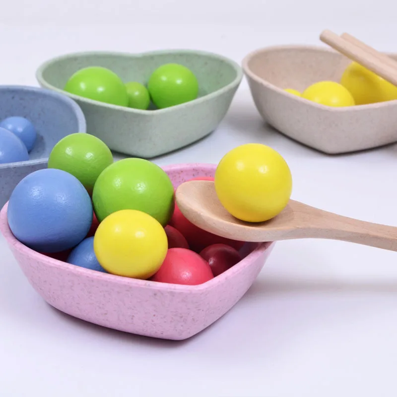 Палочки для еды детей зажимы шарики игрушка-пазл веселая концентрация обучение