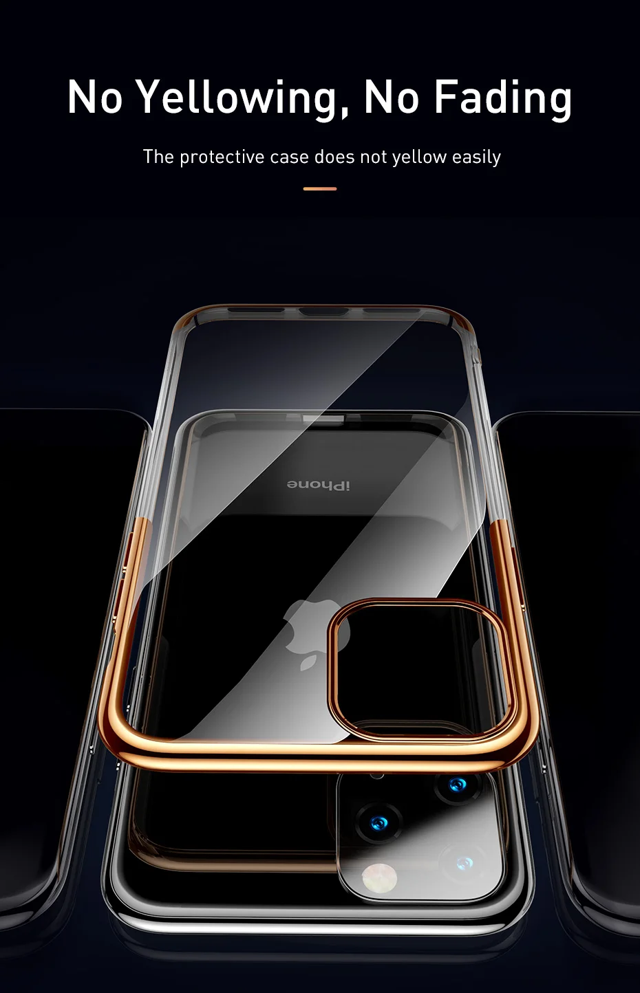 Baseus Роскошный чехол для телефона с покрытием для iPhone 11 Pro Max 11Pro Чехол Жесткий PC задняя крышка для iPhone11 защитный чехол Coque Fundas