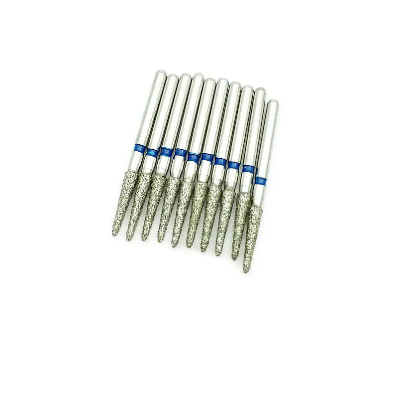 10 шт./упак. Алмазные Боры Dental FG высокоскоростные сверла для высокоскоростного