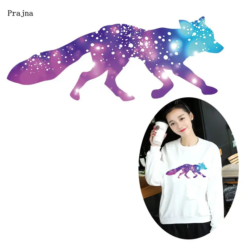 Праджня Принт волк Гладить на передачи тепла гладильная Термальность наклейки