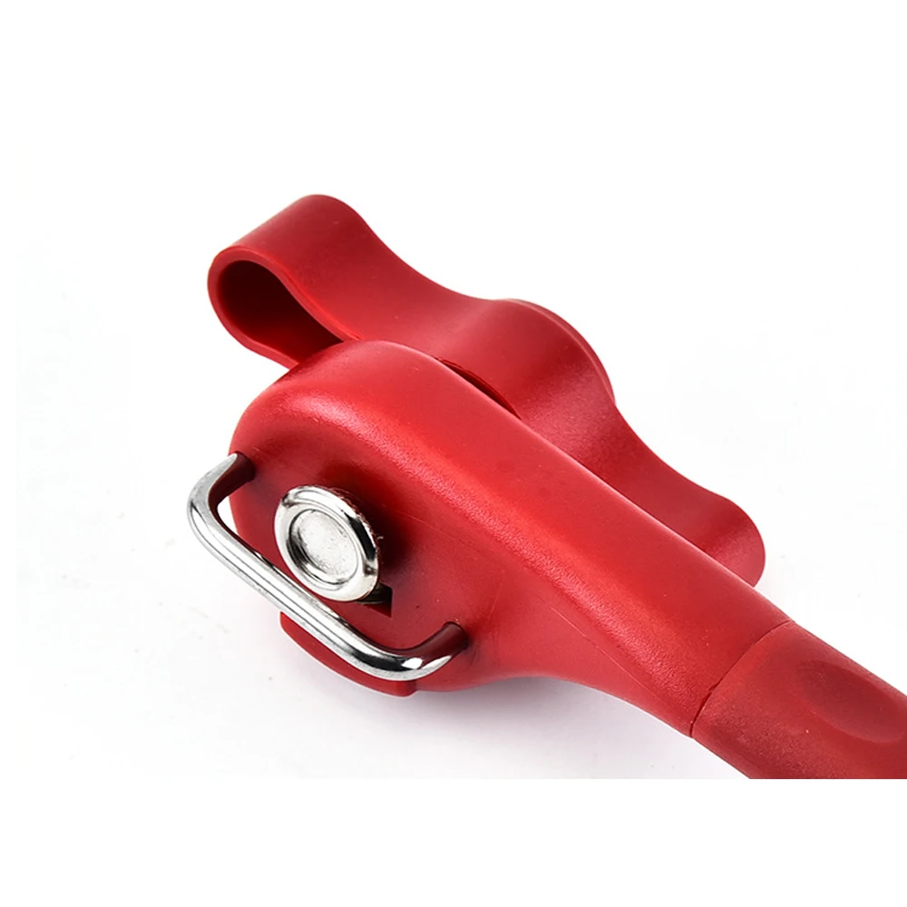 

Can Opener Multifunction Stainless Steel Safety Side Cut Manual Can Tin Wine Opener Manual Opener Knife for Cans Lid Housekeeper