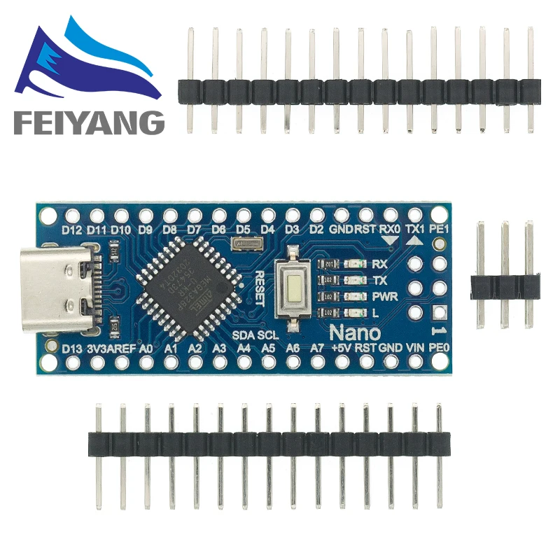 Nano With the bootloader compatible 3.0 controller for arduino CH340 USB driver 16Mhz v3.0 ATMEGA328P/168P | Электронные