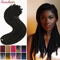benehair 20 ombre crochet braids faux locs synthetic crochet hair extensions goddess braiding hair afro braids for black women