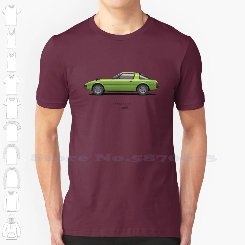 Savanna Rx-7 графическая оригинальная Веселая женская футболка Mazda Savanna Rx7 Mazda Savanna Rx7 Rx7 Mazdaspeed Sa Fb Sa22c, винтажная Автомобильная