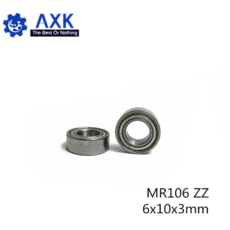 MR106zz подшипник 6*10*3 мм (10 шт.) ABEC 5 миниатюрные MR106 Z ZZ высокоточные шарикоподшипники