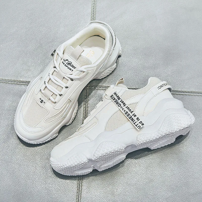 Женские массивные кроссовки модель 2020 года модная женская обувь на платформе