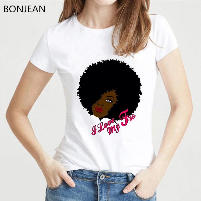 42483 Melanin Poppin' для женщин Футболка femme harajuku Melanin Poppin рубашка vogue черная футболка с принтом для девочек летние топы одежда tumblr - Цвет: 42483