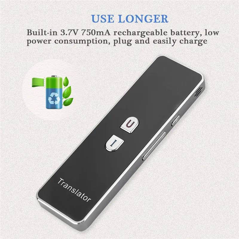 Портативный интеллектуальный голосовой переводчик речи 2 4G умный карманный в