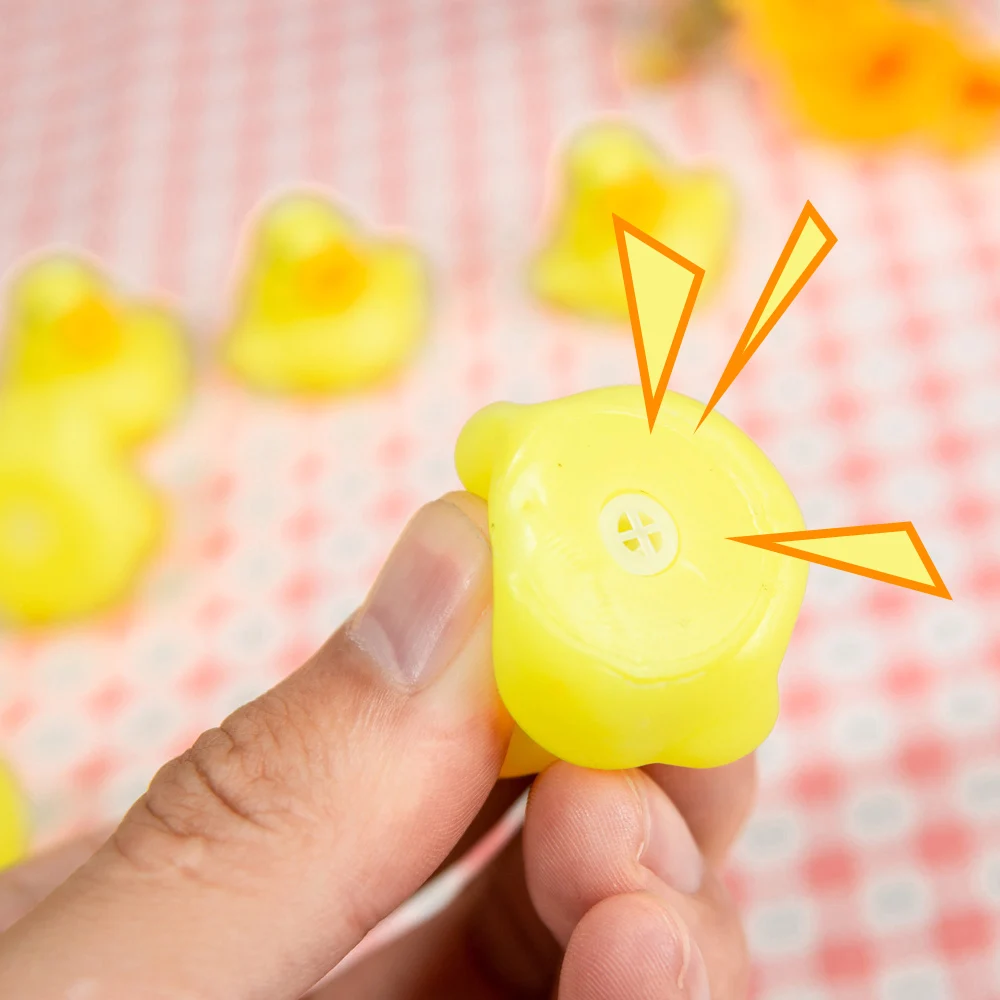 20 шт./лот Горячие пищалки резиновые желтые Симпатичные утки Игрушки для ванны