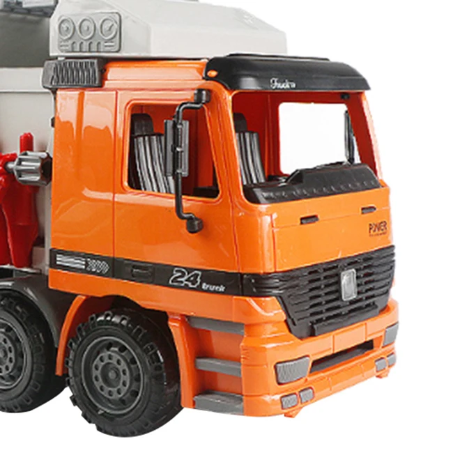 

Friction Powered Rubbish Truck Vehicle Toy with 3 Bins,Inertia Sanitation Vehicle Toy,Toys for Children 2-6 Years Old, Gifts for