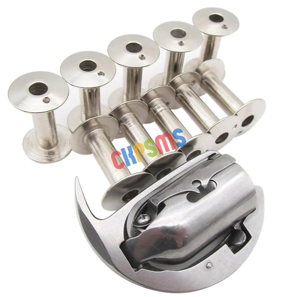 Замкнутая рама #98622 98624 и шпульки 95093 10 шт. для SINGER 45K NECCHI 630 ADLER 104|pcs mercedes|hook penhook capacity |