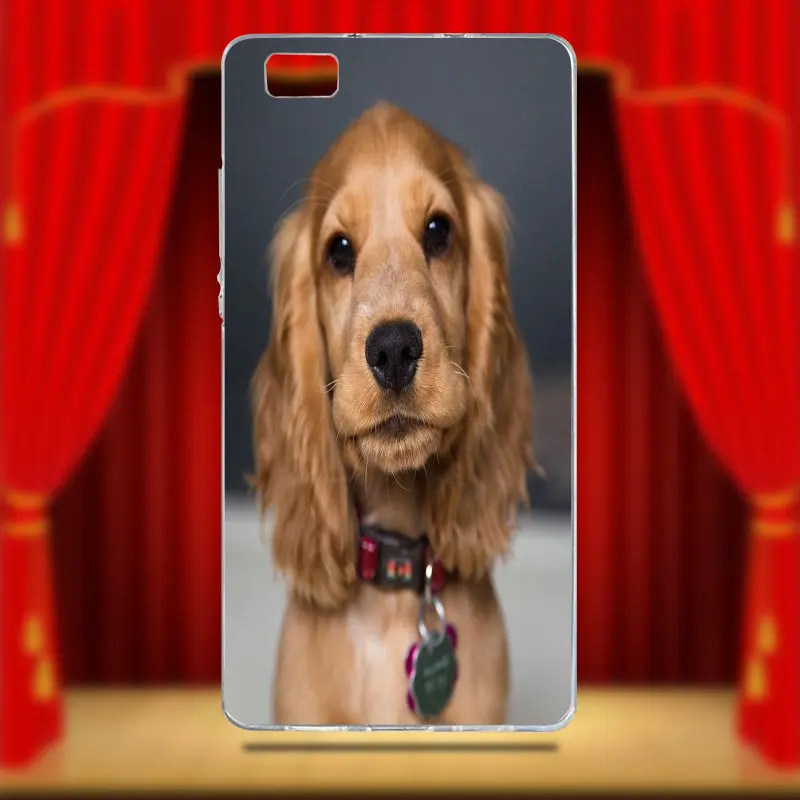 Cocker Spaniels собачьи щенки мягкий тпу мобильный телефон чехлы для Huawei P8 P9 P10 Mate 10 Pro Y5 Y6