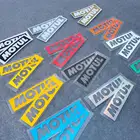 1 пара DIY светоотражающие наклейки для мотоцикла декоративные топливного бака двигателя боковые зеркала автомобиля демпфирования наклейки логотип Pad обтекатель гонки MOTUL