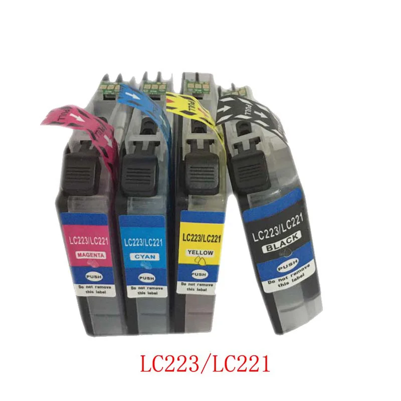 Vilaxh 1 комплект LC223 LC221 Совместимый картридж для Brtoher