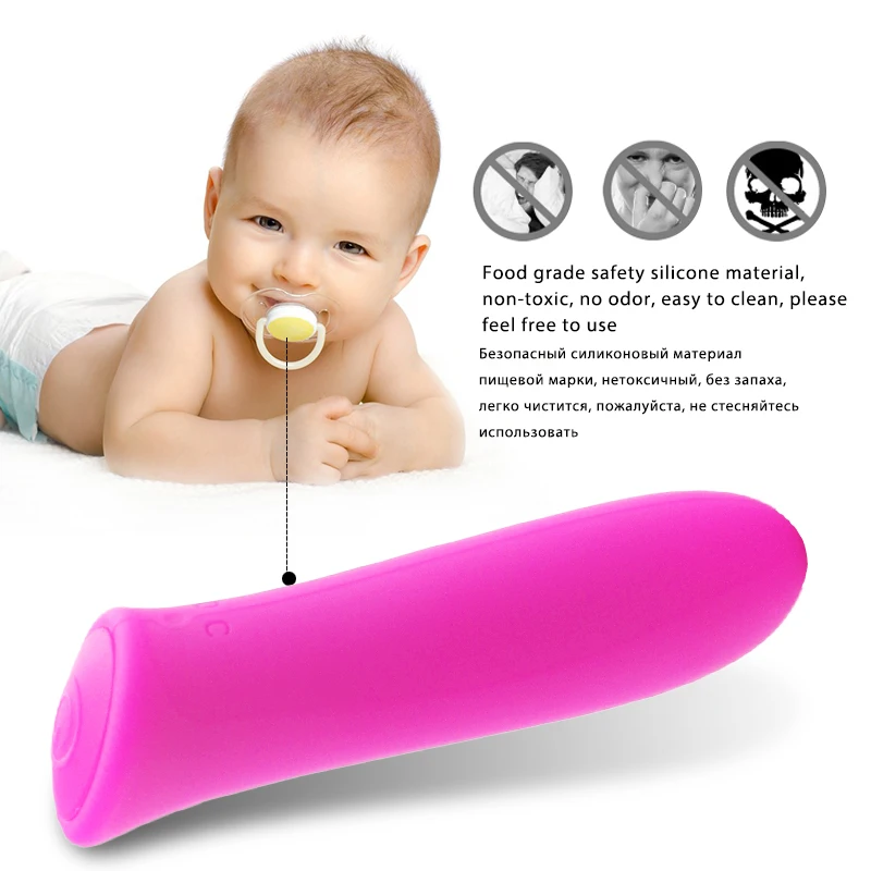 Роскошный мини вибратор для точки G маленькая пуля Стимулятор клитора 10