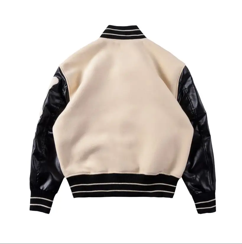 

Kapital 2021ss Bone wool baseball vibe jacket Men Women 1:1 Best Quality Coat Skin Sleeve Stitching Embroidery Jackets