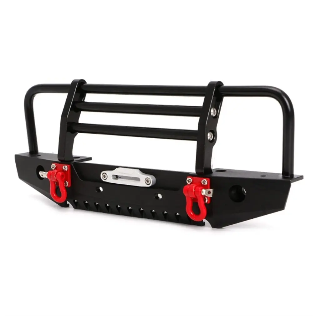 

Climbing Car Front Bumper With 2 LED Lights Metal Front Bumper Exquisite Workmanship High Performance Car Accessories