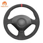 MEWANT Alcantara темно-серый чехол на руль для Honda S2000 Civic Type R Integra Insight Civic SI Acura RSX 1999-2009