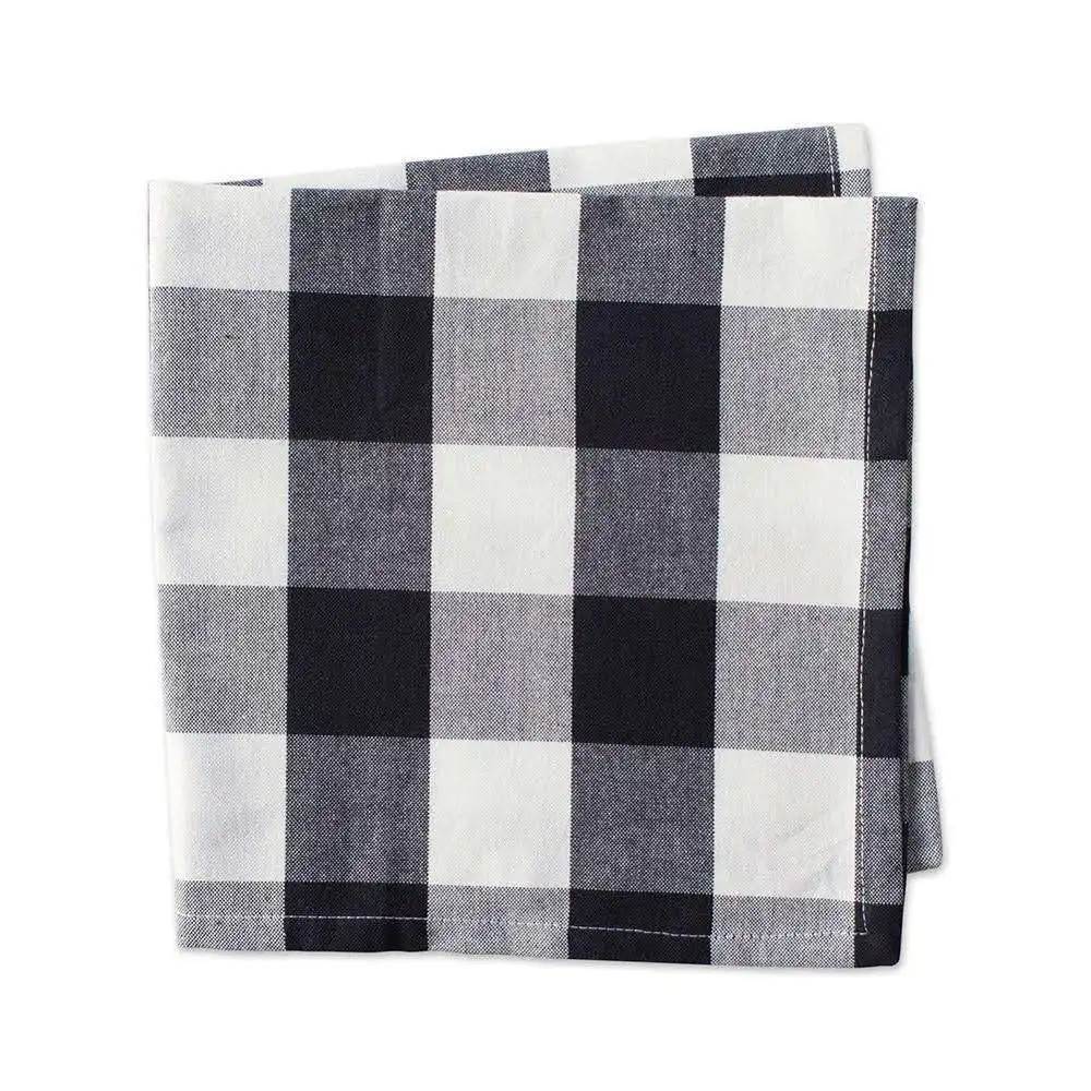

Black and white plaid placemat napkin/Christmas craft tablecloth size customization simple and fresh style napkin