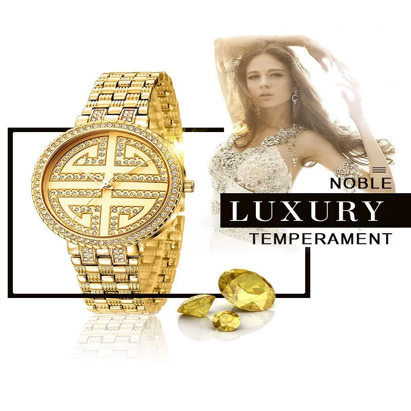

Women Watches 2019 Fashion Luxury Diamond Business Quartz Wrist Watch Ladies Female Watch Girl Clock Womens Watches reloj mujer