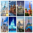 Новый полностью Квадратный бриллиант, 5D Картина Пейзаж брильянтовая картина с вышивкой из Стразы Алмазная мозаика декор стен