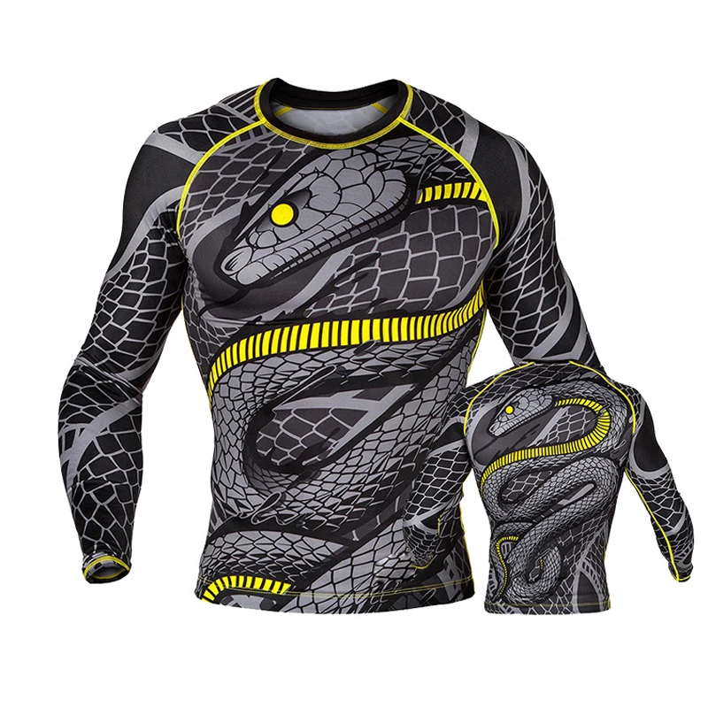 Rashguard Mma для мужчин футболка с рисунком Муай Тай смешанных боевых искусств