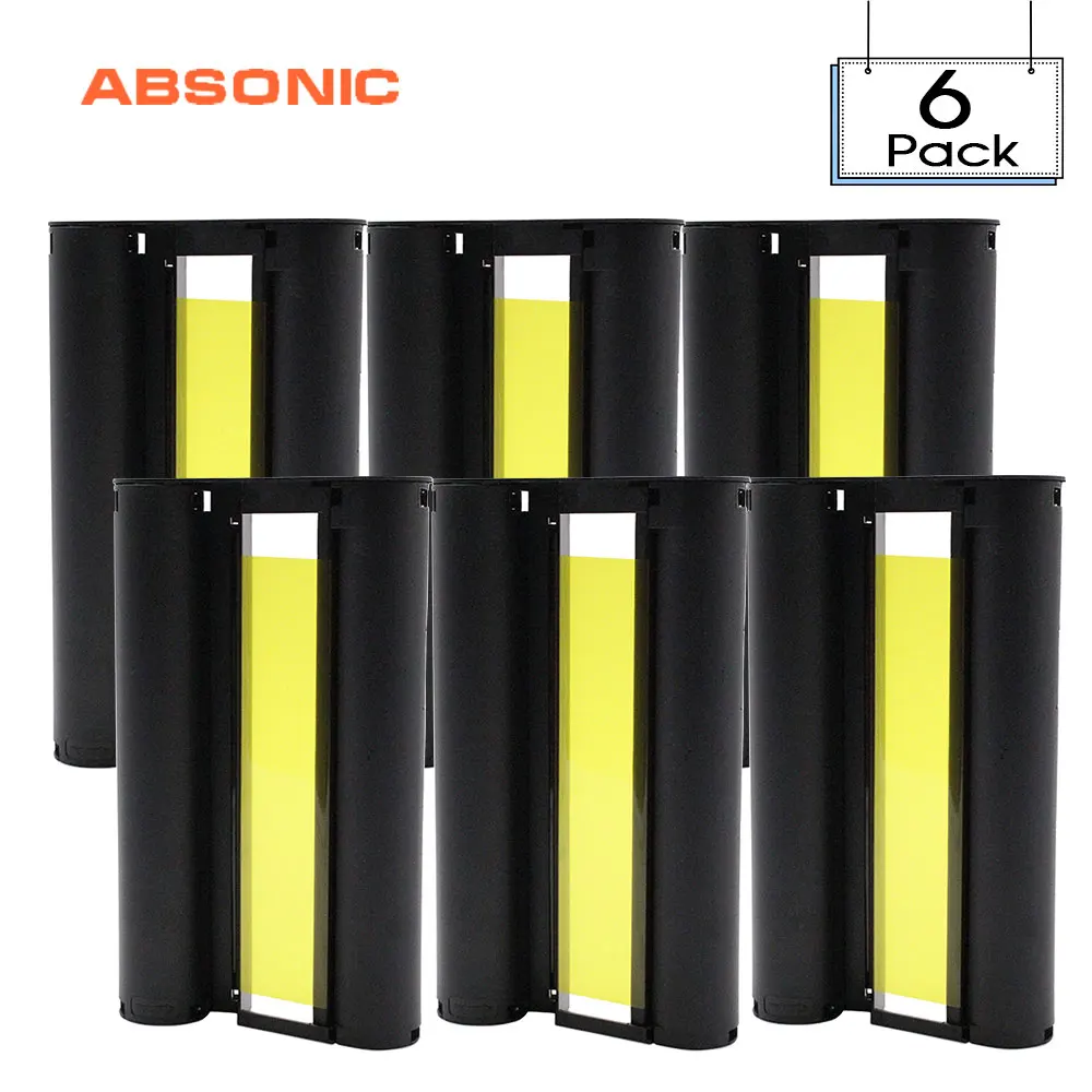 6 шт. встроенный картридж с чернилами диагональю дюймов Кассетная лента KP 108IN 108