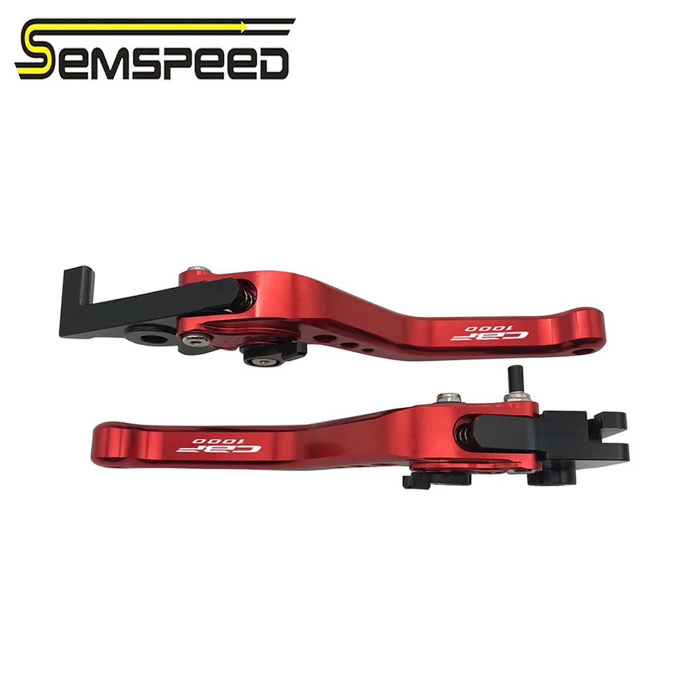 SEMSPEED CBF1000 логотип мотоцикла CNC Короткие Рычаги Тормозная система сцепления ручки