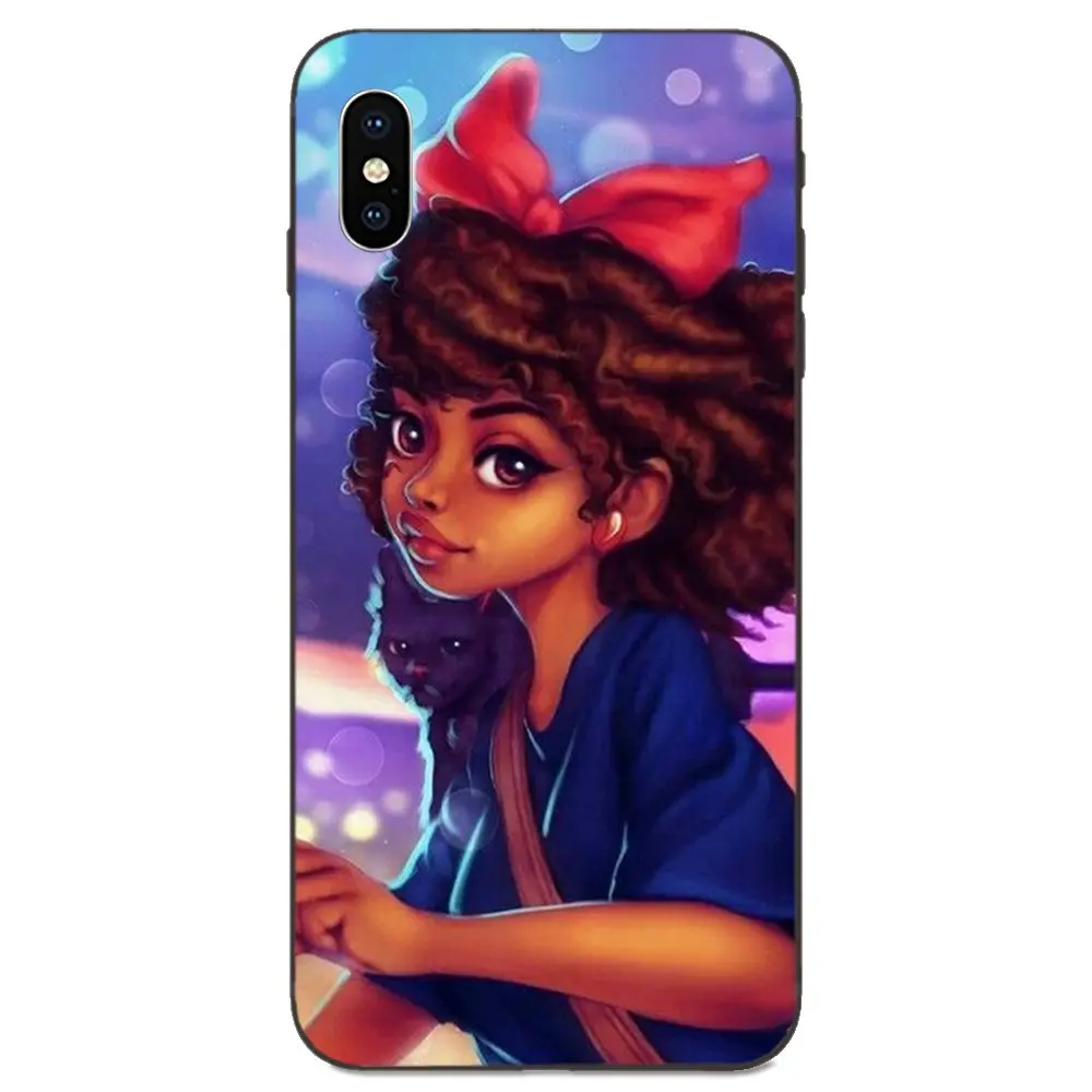 Для Apple iPhone 11 X XS Max XR Pro 4 4S 5 5S SE 6 6S 7 8 Plus мягкие аксессуары из ТПУ чехлы для девочек |
