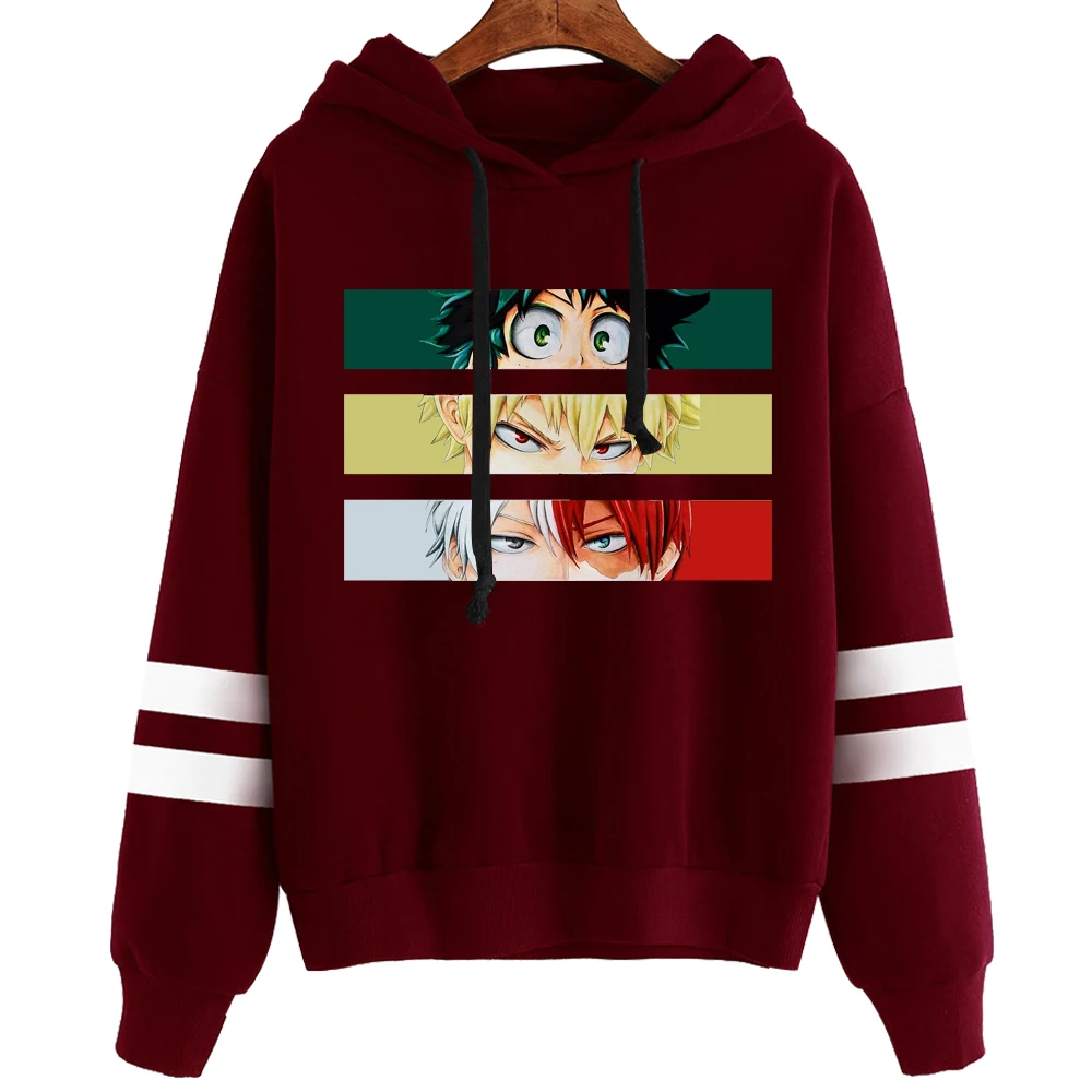 

2020 Harajuku My Hero Academia Unisex Hoodies Japanese Anime Bakugou Katsuki Printed Men's Hoodie Streetwear Casual Sweatshirts