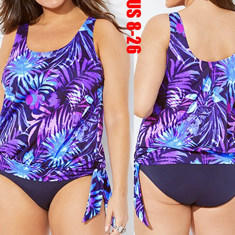 

Купальник Bikini Two-piece Set Plus Size Swimwear Women Plus Size Print Tankini Swimjupmsuit Swimsuit Beachwear Padded Swimwear