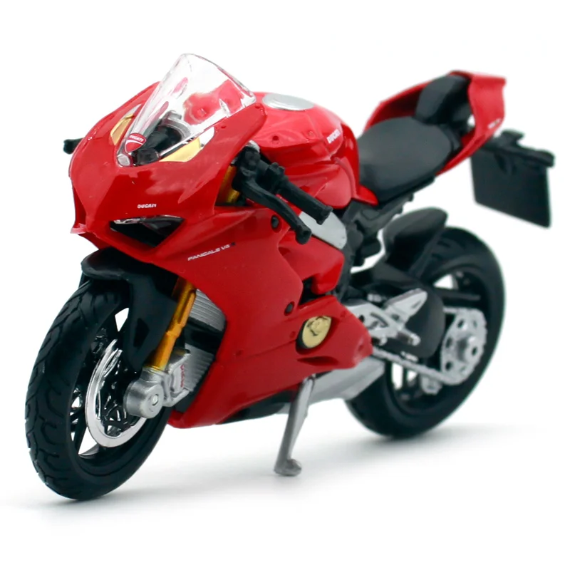 Модель мотоцикла Ducati Panigale V4 Bburago 1:18 литые игрушки новая коробка Бесплатная
