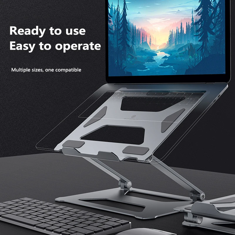 

Expansion Notebook Stands With Cooling Holes For 10-17.3inch Aluminum Laptop Stand