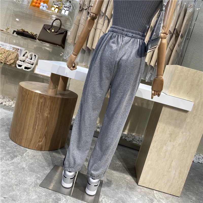 

Brand Original Design 2021 Candy Color Side Steps Of Cargo Pants Show Thin Rope Loose Beam Foot Pants
